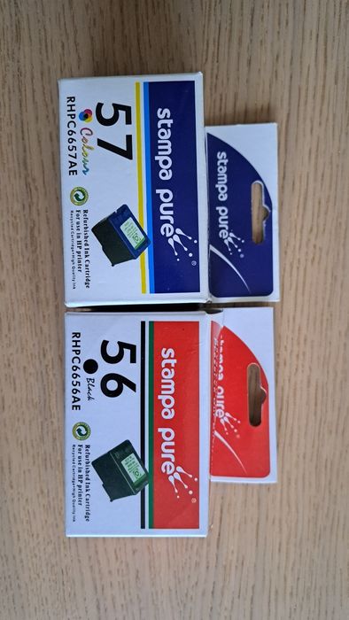 Tinteiros 56 e 57 para impressoras HP