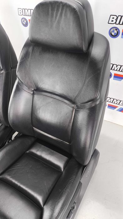 Bancos BMW Serie 5 (F11) Pack M (Couro Preto)  100% Elétricos