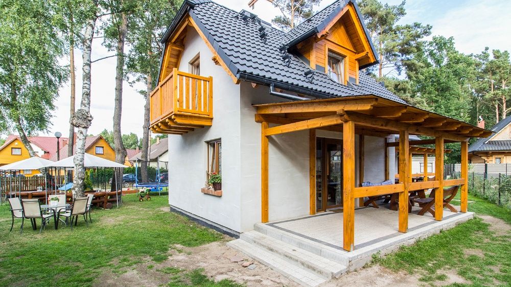 Domki nad morzem jacuzzi Wielkanoc morze Jarosławiec plaża Dubaj las