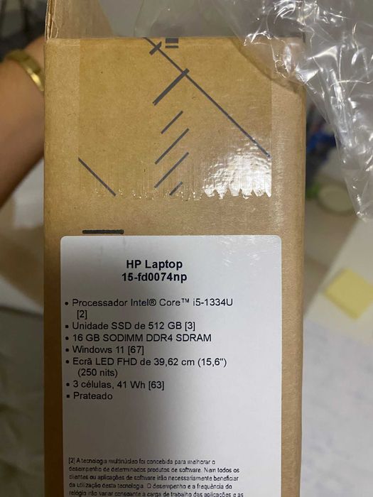 HP Laptop, 16 GB, 512 GB, i5, 15.6''64740602686851122