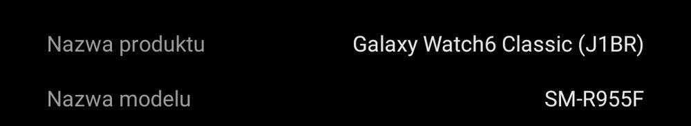 Samsung Galaxy Watch6 Classic 43 mm LTE / eSIM – SM-R955F