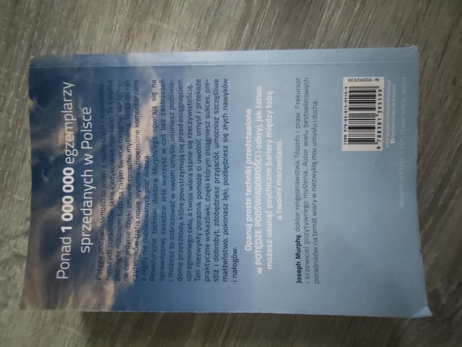 Potęga podswiadomosci Joseph Murphy książka poradnik