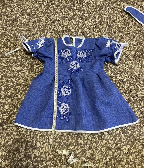 Вишиванка плаття 9-12 мес.