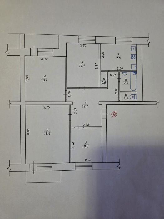 Продається 4-кімнатна квартира +ГАРАЖ(Тільки продаж )