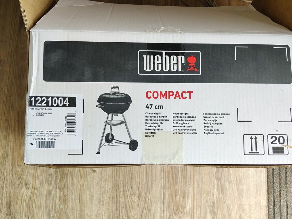 Grill węglowy Weber Compact Kettle 47 cm