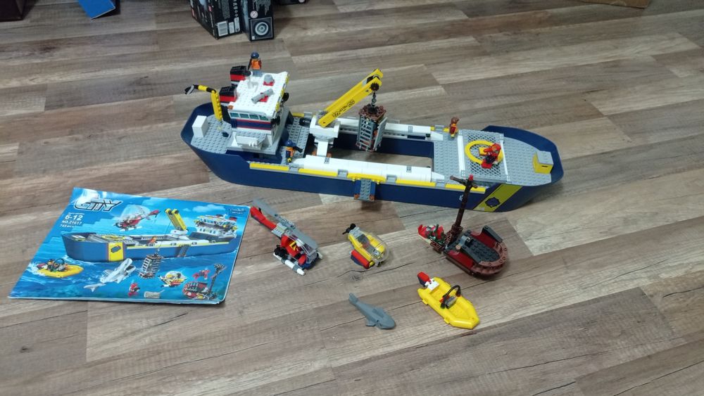 Klocki duży statek badawczy 21617