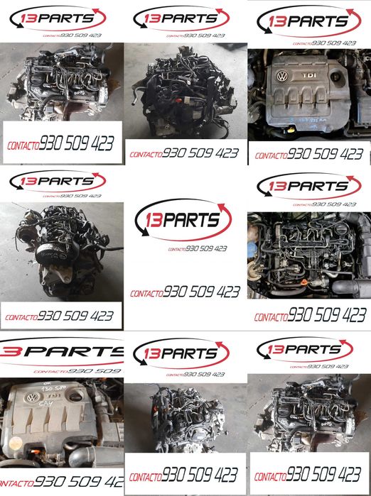 Diversos Motores VW Seat Audi Skoda VAG 1.6 TDi CAYA CAYB CAYC CAYD