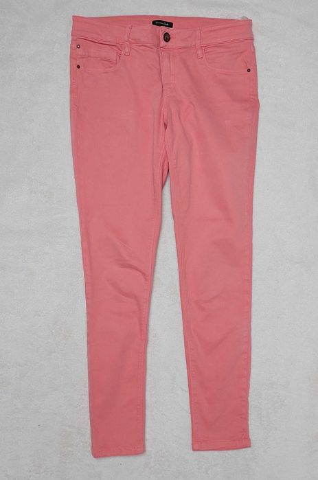 Spodnie jeansy koralowe Skinny MASSIMO DUTTI, R. 38