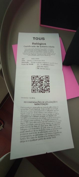 Relógio TOUS - a estrear