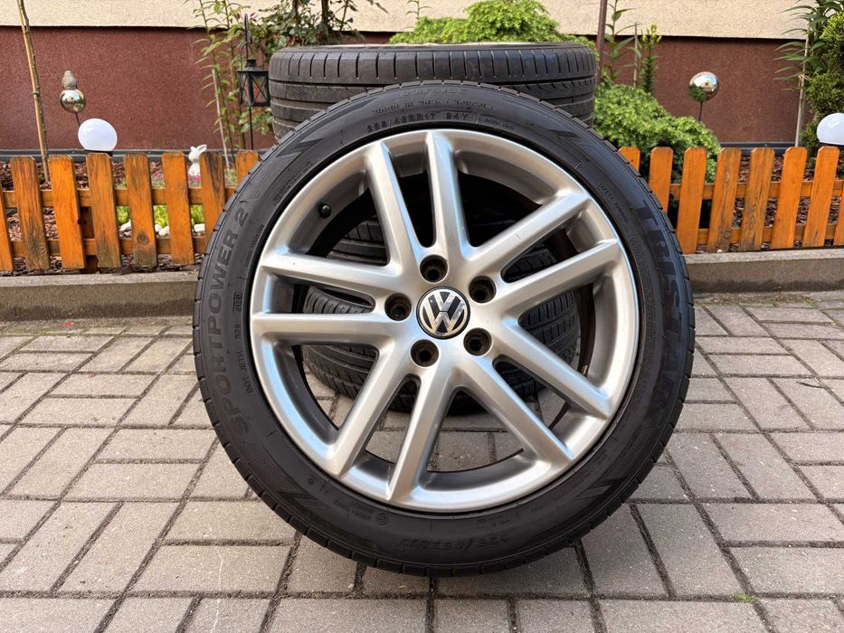 Oryginalne Alufelgi VW Koła 17 cali LATO 5x112 Audi VW SEAT Skoda Golf Leon A3 Touran Caddy EOS 225/45/17 LATO