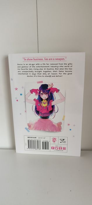 Vendo volume 1 do manga Oshi no Ko, Edição Inglesa, em ótimo estado.