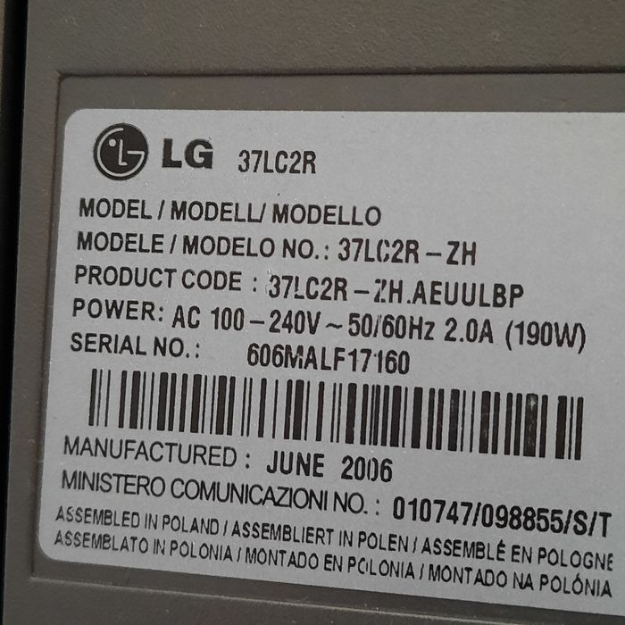 Televisão LG 70 cm