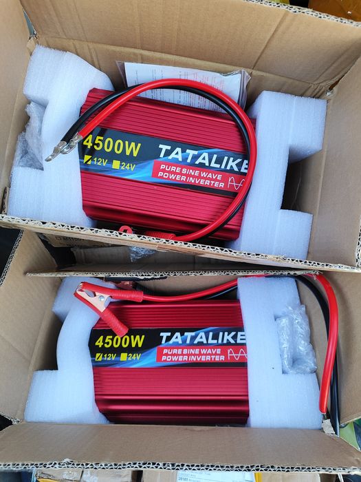Ціна реальна. В наявності. Інвертор Tataliken 4500W  12В 2200В чиста с