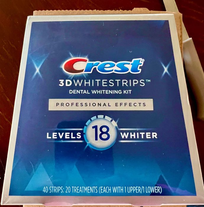 Paski Wybielające Crest 18 Levels Professional