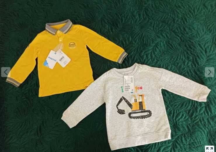 2 nowe bluzeczki Mayoral + H&m