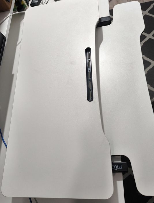 Duża podstawka na biurko z regulacją wysokości FITUEYES na 2 monitory