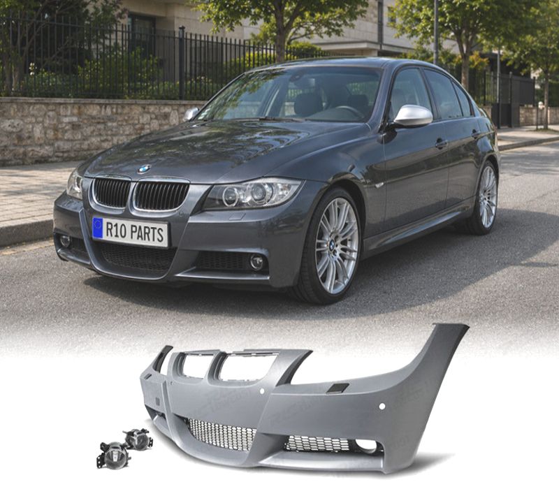 KIT CARROÇARIA BMW E90 05-08 LOOK M PDC SRA