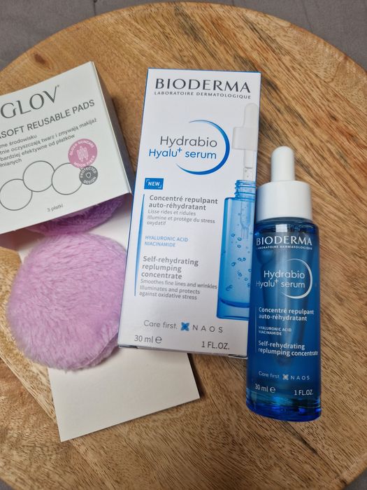Nowy Bioderma Hydrabio Hyalu serum plus GRATIS platki Glov