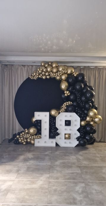 Dekoracje balonowe, ścianki okolicznościowe