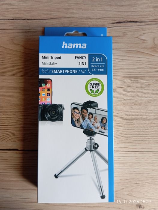 Mini statyw Hama 2 w 1 Smartfon