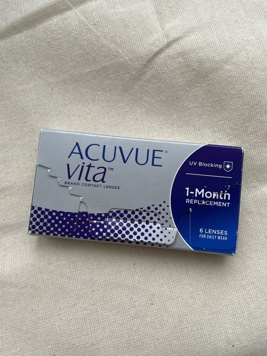 Контактні лінзи Acuvue Vita -5,75 діоптрії, пачка в якій 2 шт (1 пара)