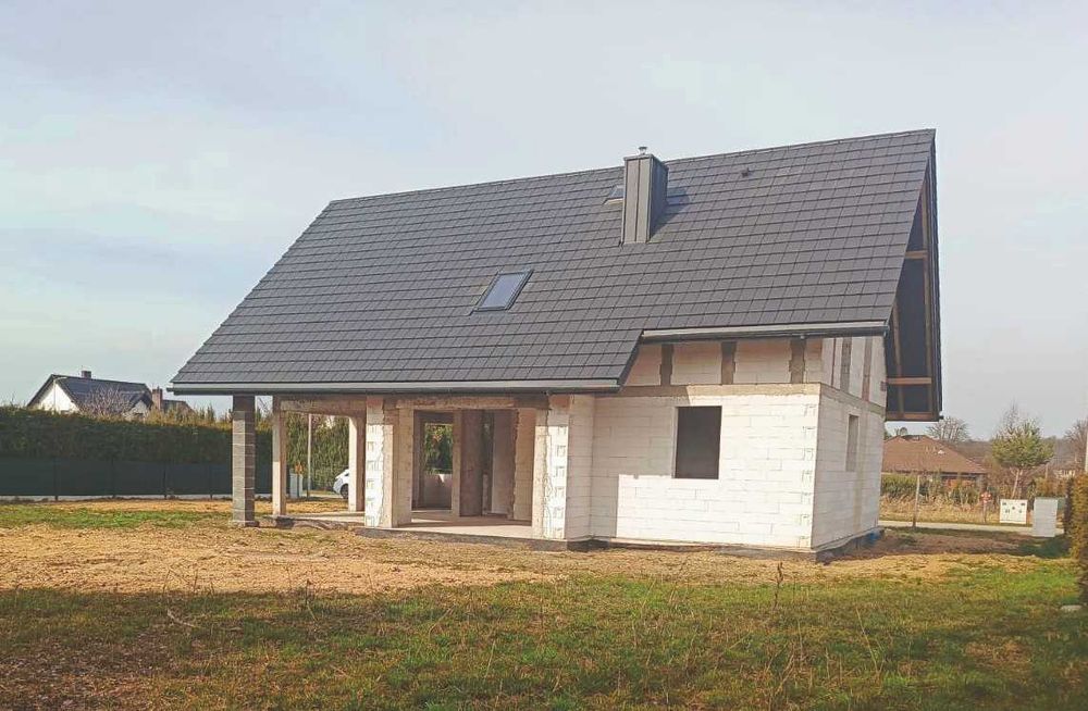 Nowoczesny Dom z garażem w spokojnej okolicy_ Polkowice _Sucha Górna_
