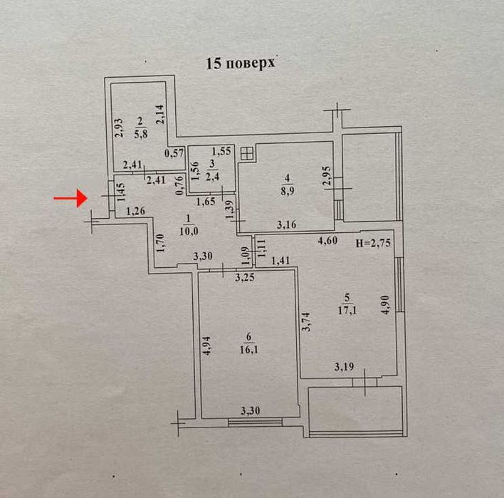 2-комнатная квартира по адресу ул. Левитана (площадь 71 м²) - Atlanta.ua - фото 20