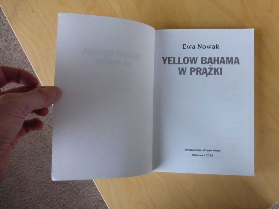 Yellow bahama w prążki. Ewa Nowak