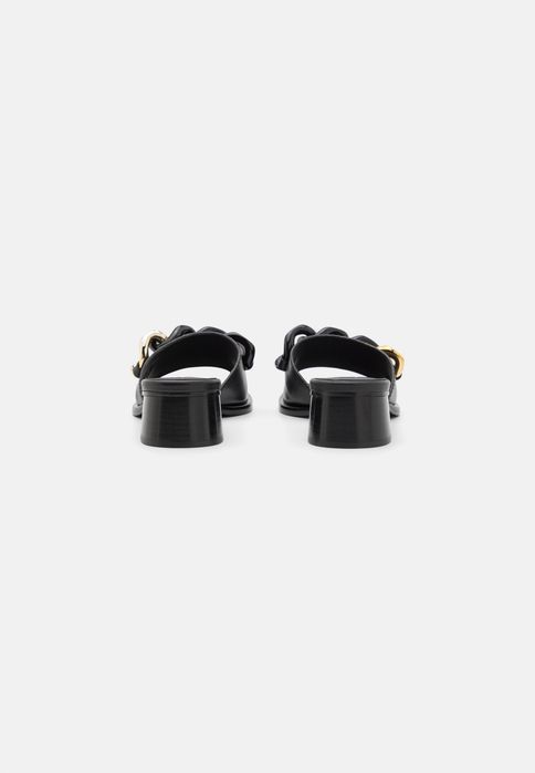See By Chloe 36 Buty Damskie Klapki Mule Czarne Skórzane Monyca T390