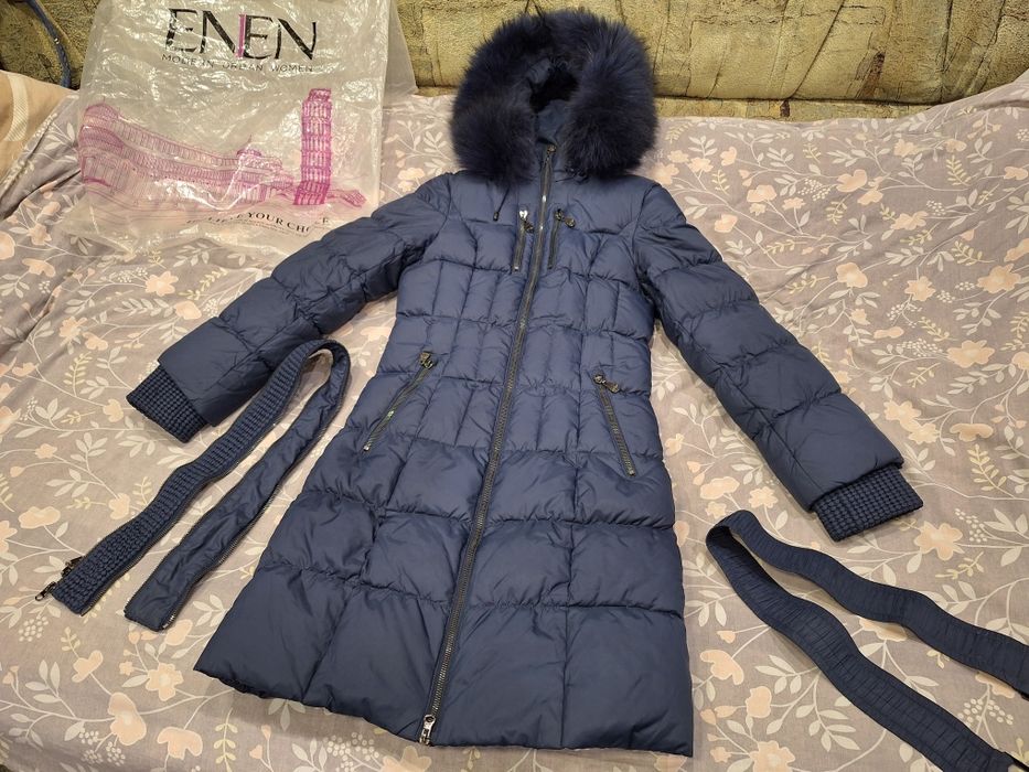 Натуральный пуховик В идеальном состоянии