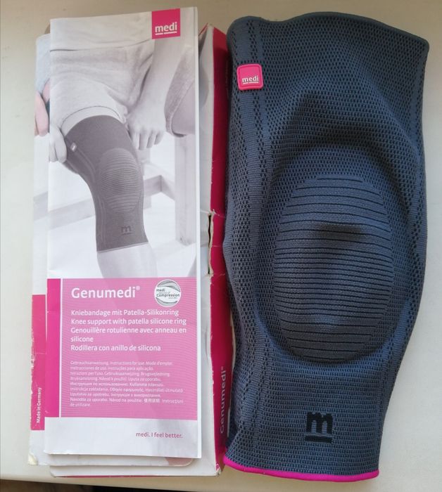 Бандаж колінний Genumedi Medi розмір 1, S, Меді наколінник з ребрами