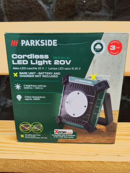 Акумуляторний світлодіодний прожектор PARKSIDE PBSTA 20 Li A1