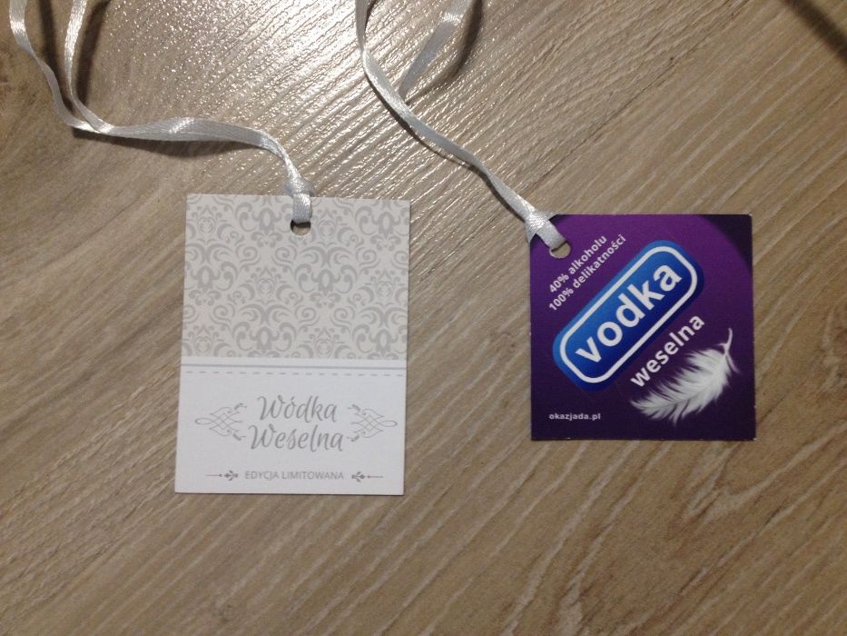 Sprzedam tanio zawieszki na wódkę weselną !