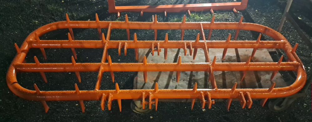 Grade tornos ou bicos descentrada