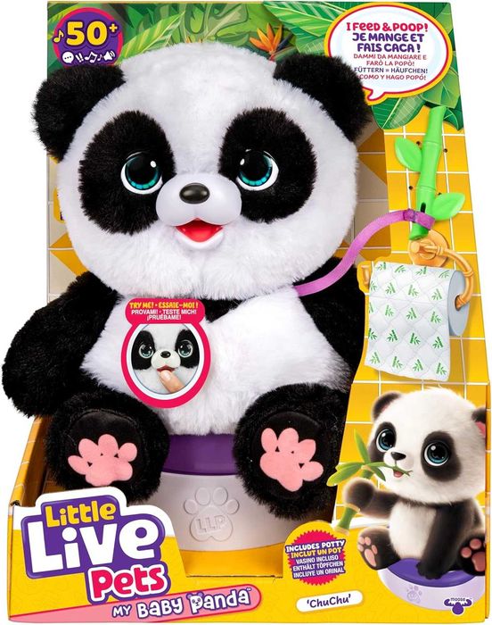 Интерактивная игрушка Бэби панда ЧуЧу Little Live Pets My Baby Panda