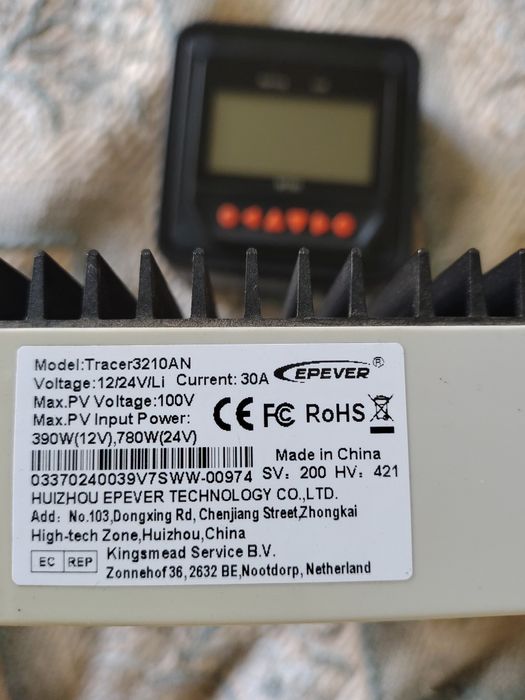 Контроллер MPTT epever 3210