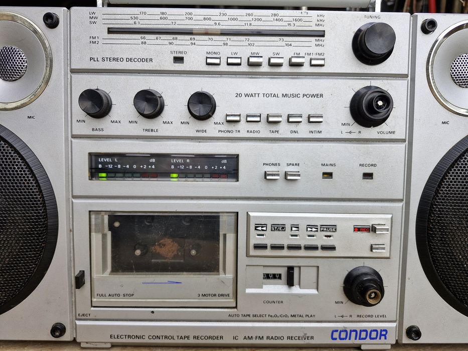 Stary Radiomagnetofon  Condor  PRL