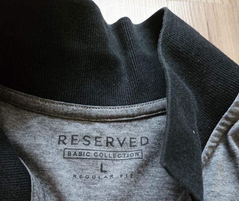 Polówka męska szara reserved