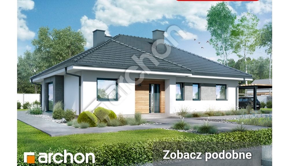 Projekt domu Dom w bodziszkach 2 (T) cena katalogowa 4000 zł!