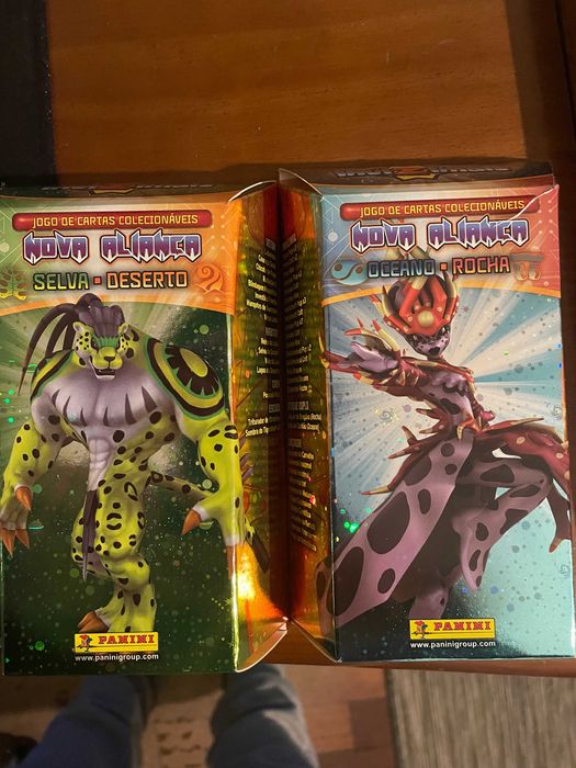 5 packs de cartas invizimals