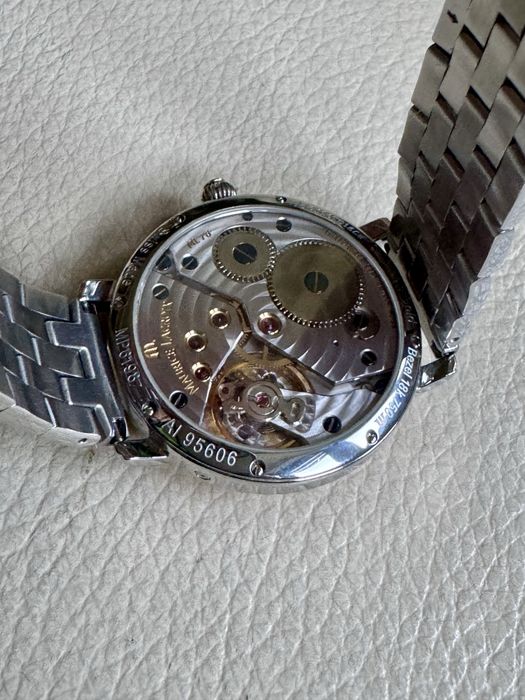 Maurice Lacroix Masterpiece Zloto i Stal Retrograde Calendrier
