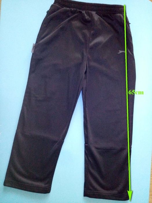 NOWE Spodnie dresowe czarne Slazanger 5-6lat D014