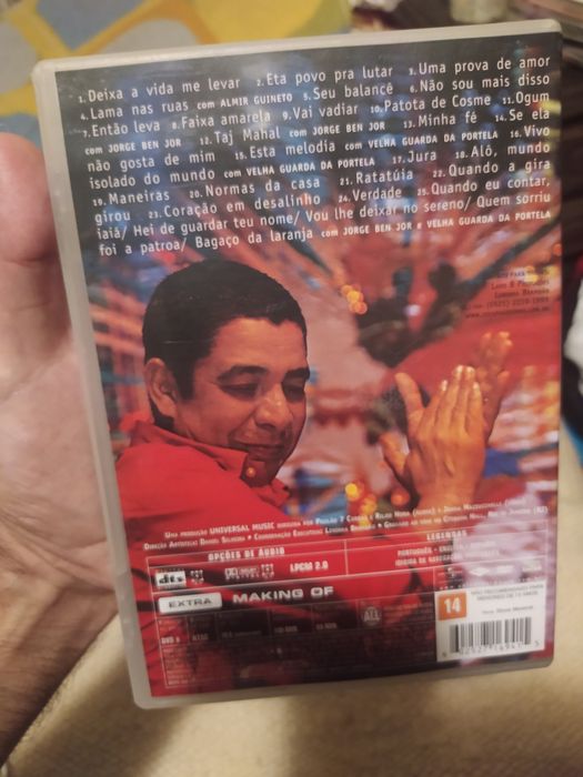 Zeca Pagodinho uma prova de amor ao vivo DVD universal- envio grátis