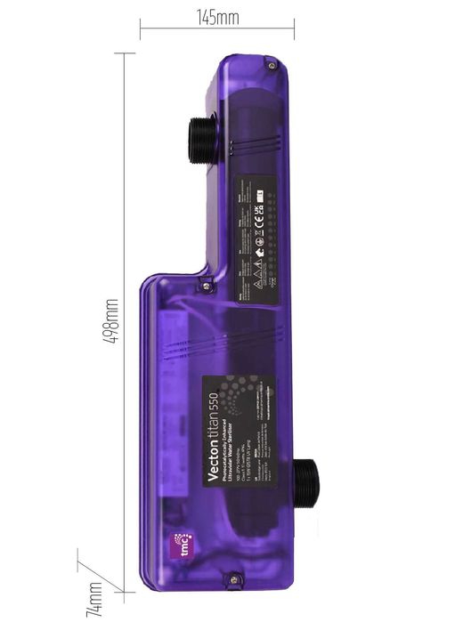 Vecton Titan UV 550/850 – Esterilizador UV para Aquários NOVO