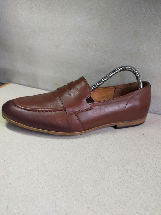 Półbuty wizytowe Skórzane Galant 41/28cm jak nowe