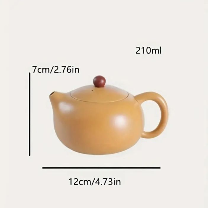 Ісинський чайник «Сі Ши» з глини Дуань Ні 210 мл, для чайної церемонії