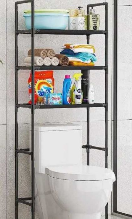 ЯКІСТЬ Стійка метал ї над унітазом Полиця Органайзер стойка полка