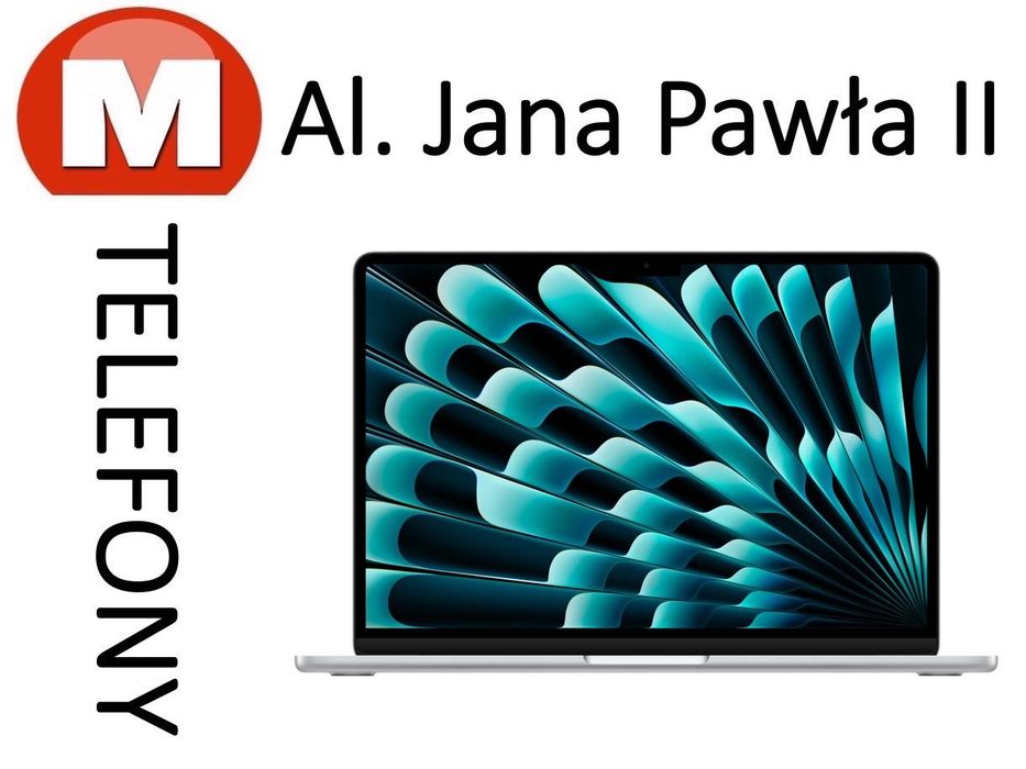 MacBook Air 15 M4 16/256GB Gwarancja AL JANA PAWŁA
