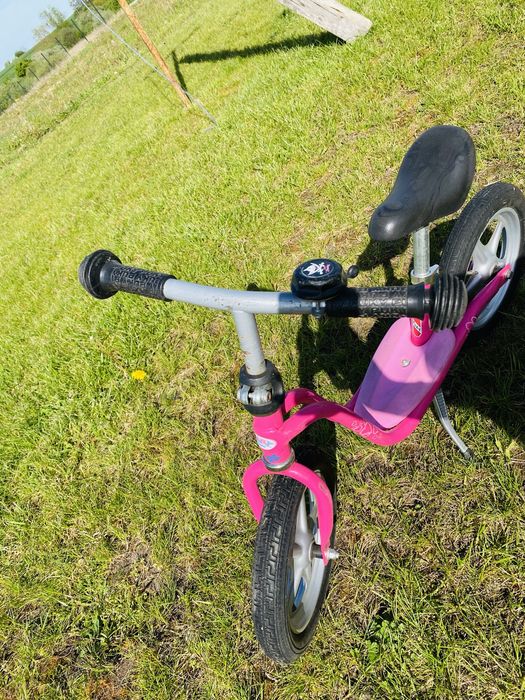 Puky rowerek rower biegowy dziewczęcy różowy dzwonek