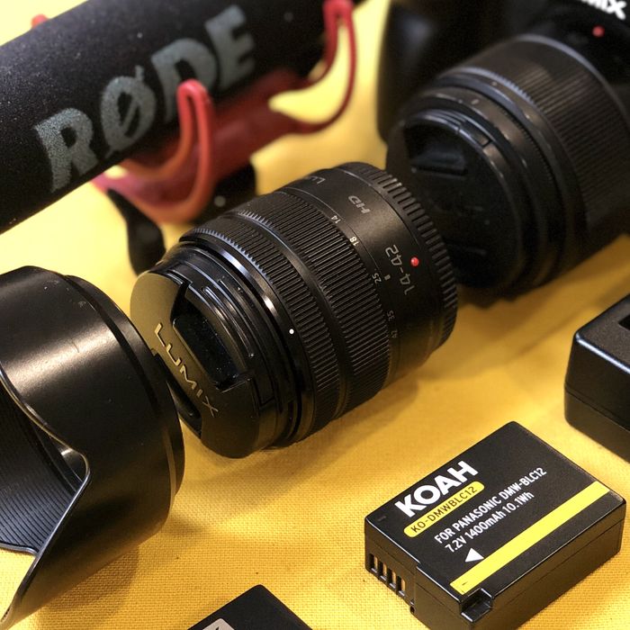 Camara mirrorless - Lumix G7 + acessorios